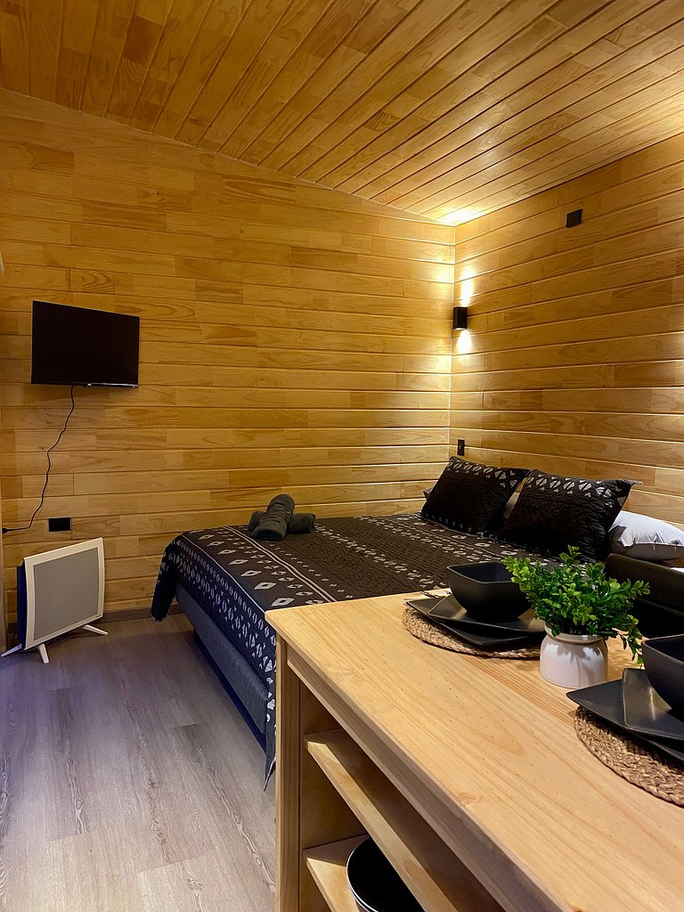 Container con tina temperada