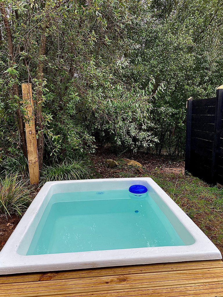 Container con tina temperada