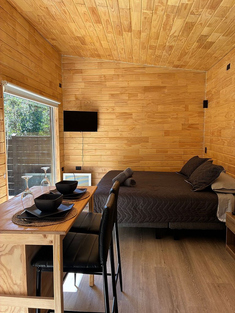 Container con tina temperada