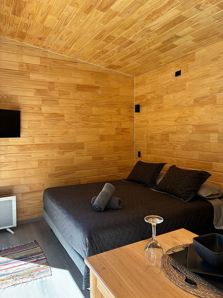 Container con tina temperada