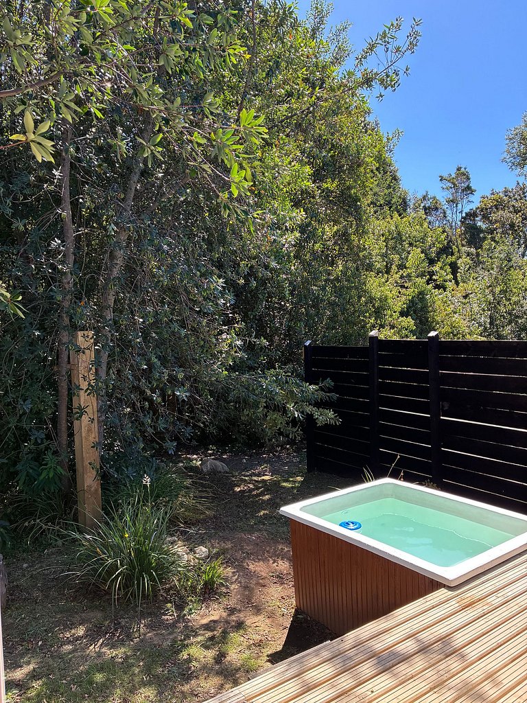 Container con tina temperada