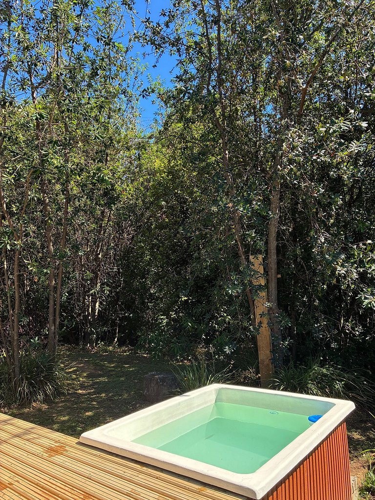 Container con tina temperada