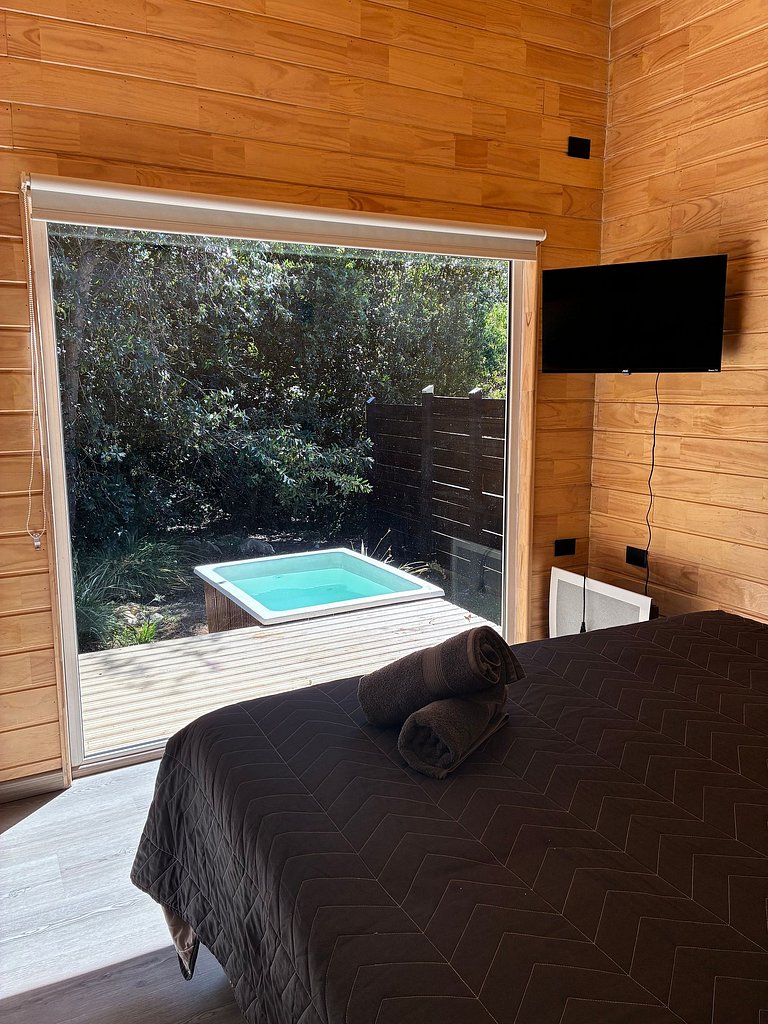 Container con tina temperada