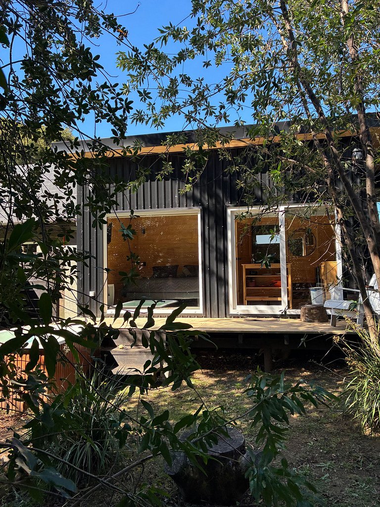 Container con tina temperada