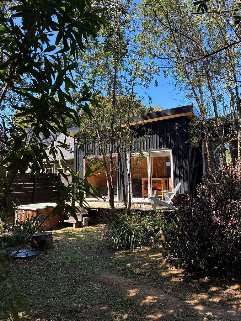 Container con tina temperada